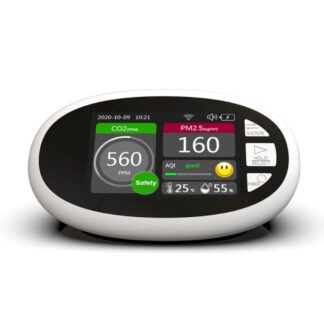 Vue de face du détecteur de compteur CO2