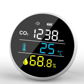 Vue de face détecteur de CO2
